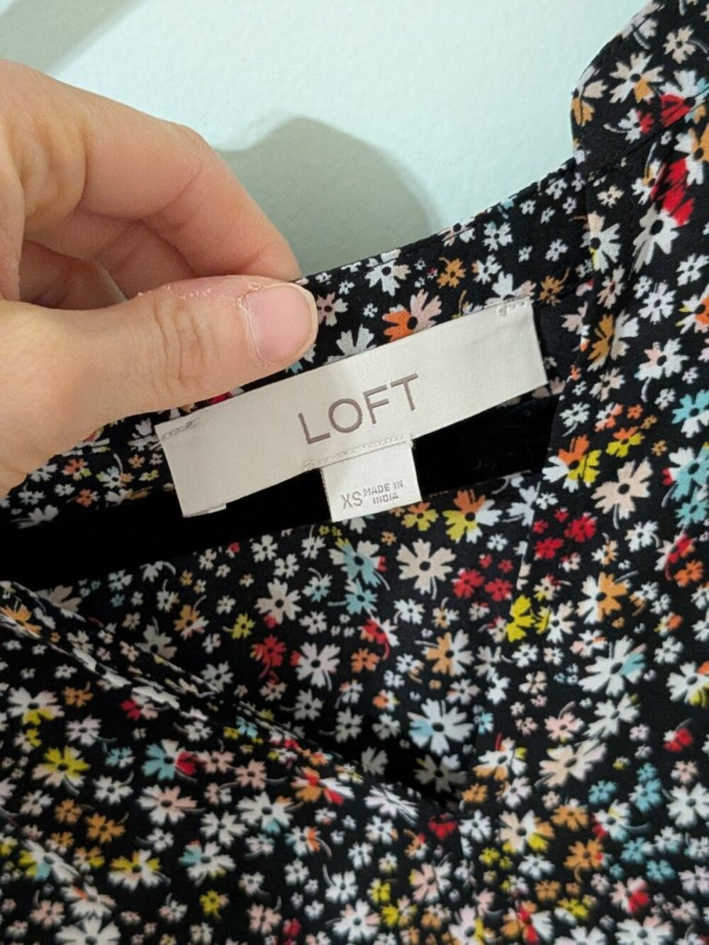 Loft - Flower Pattern Blouse - Picture 3 of 3